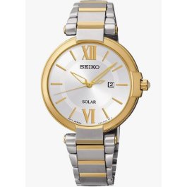 Uhrenarmband Seiko SUT154P1 / V137-0BB0 / M0VA211C0 Stahl Zweifarbig 9mm